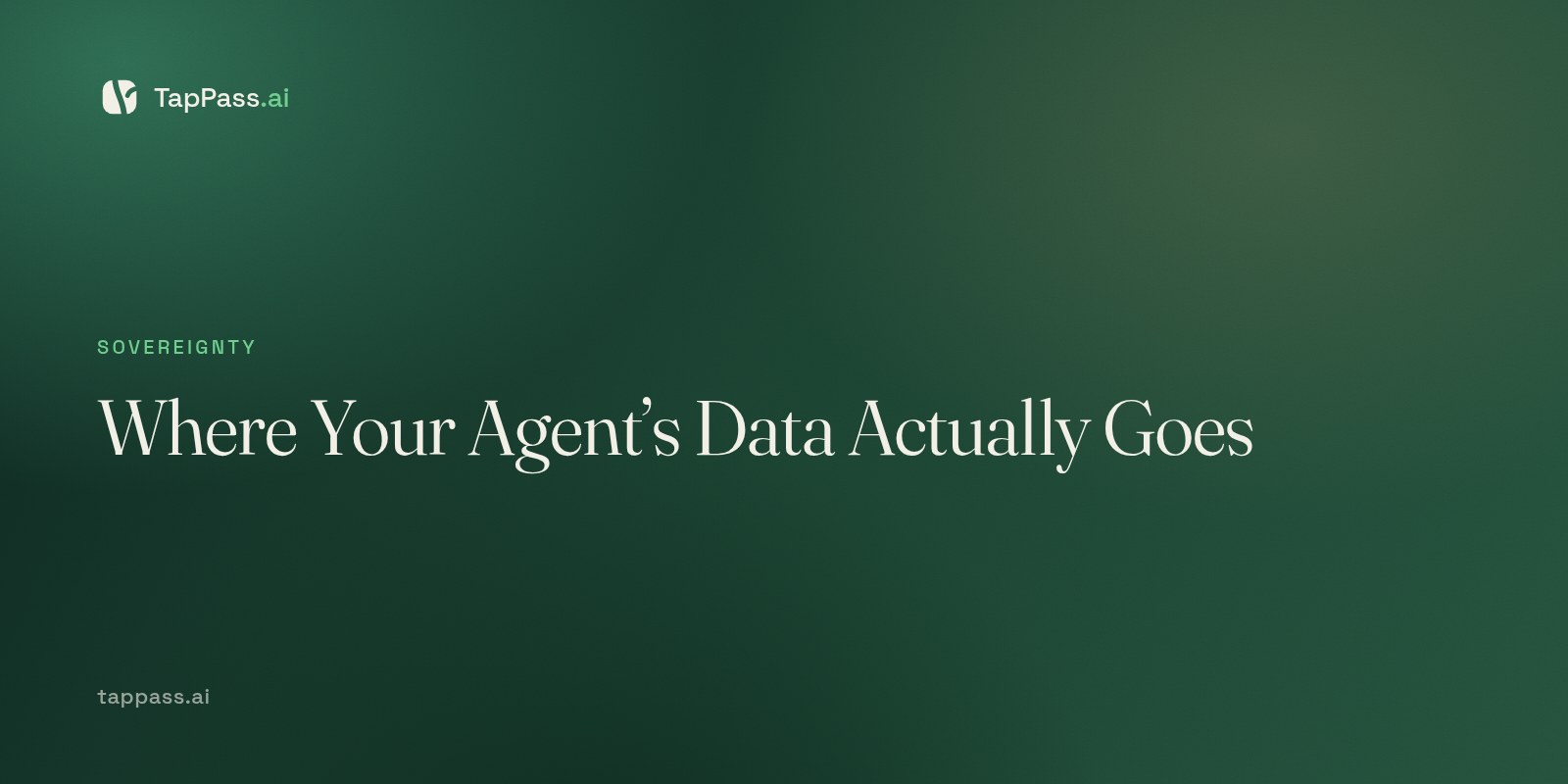 Where Your Agent&rsquo;s Data Actually Goes