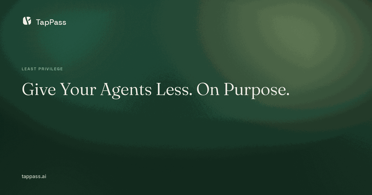 Give Your Agents Less
